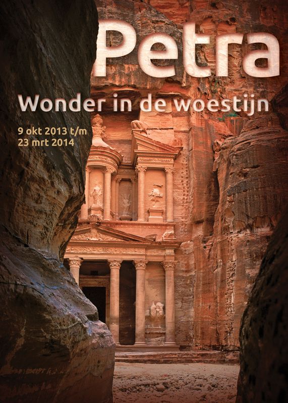 Petra wonder in de woestijn