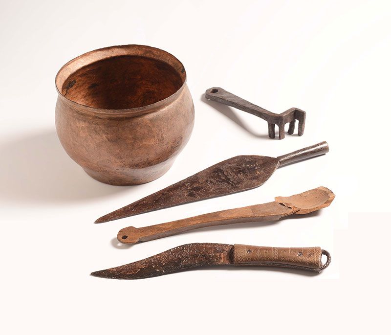 Romeinse voorwerpen kookgerei
