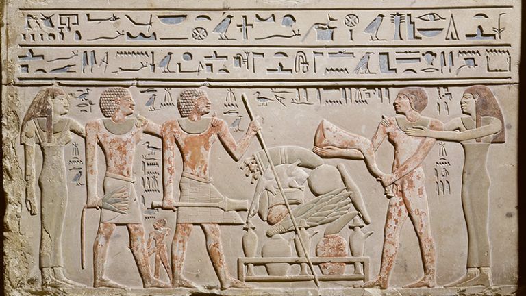 Schenken en nalaten Grafsteen Abydos