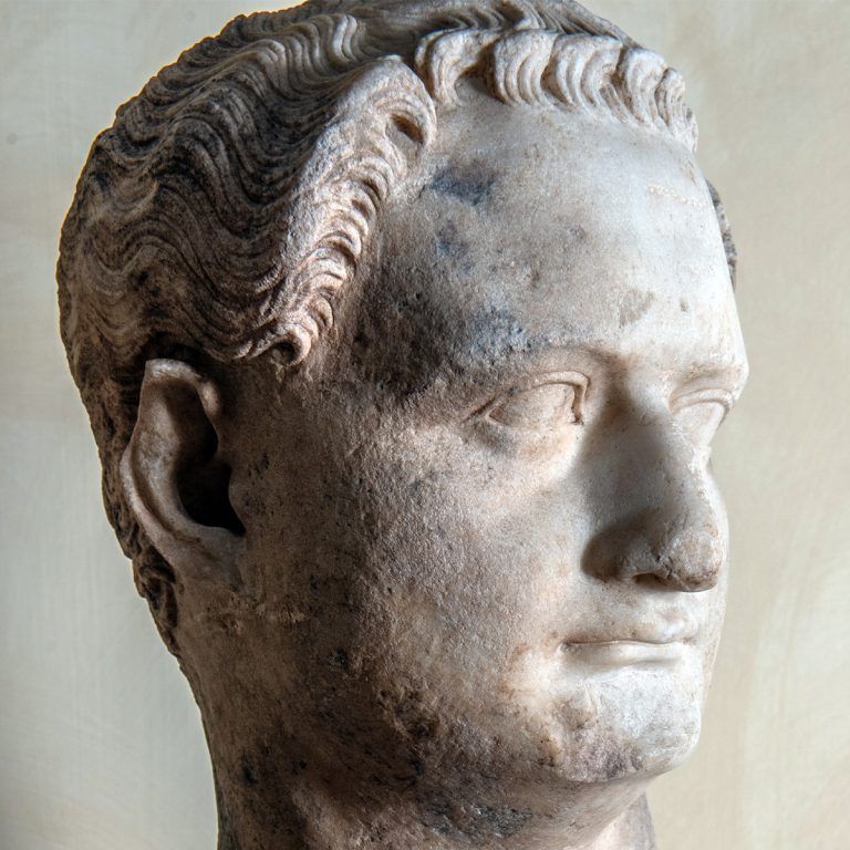 Keizer Domitianus buste
